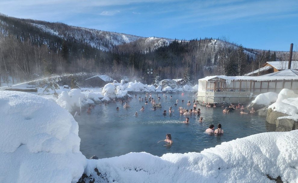 Chena Hot Springs Resort, Alaska, USA